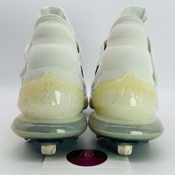 Nike Men's Force Zoom Trout 7 Pro Mid Baseball Cleats White/Gold CI3134-106 Sz 8 - Picture 5 of 10